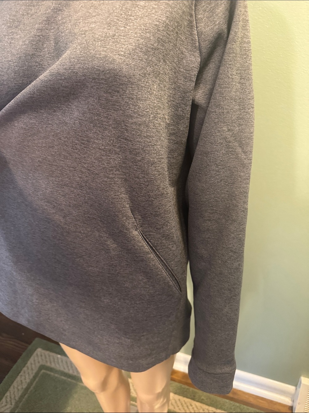 Nike Gray Men's Hooded Pullover Sweatshirt - Picture 7 of 8